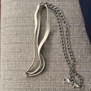Miche Cream and Silver petite Chain Strap